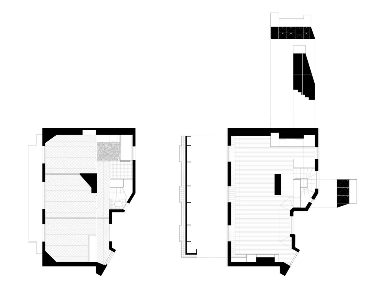 I23.75CU - Rénovation d'un appartement haussmannien en duplex - Augure Studio