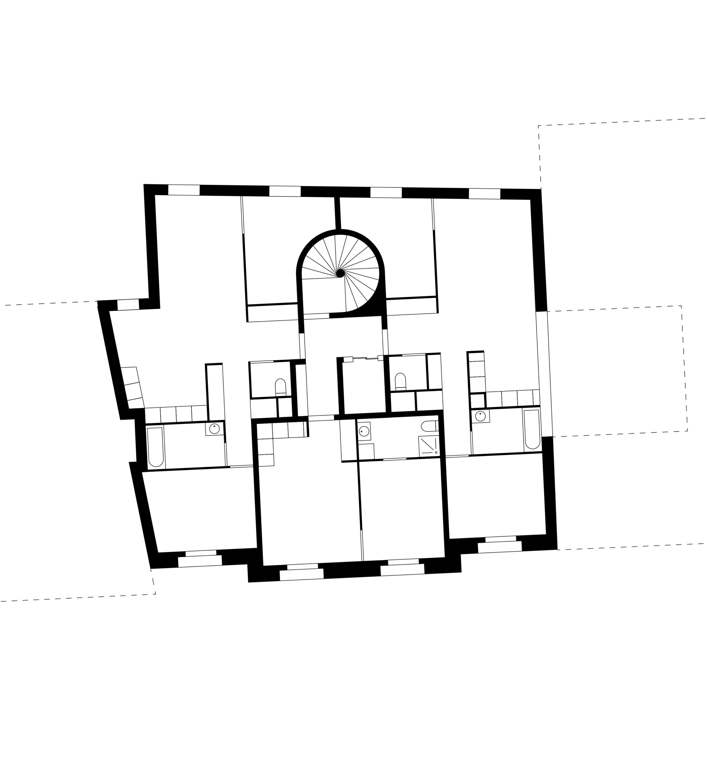A24.75AL - Construction de 23 logements sur un sous-sol existant conservé - Augure Studio