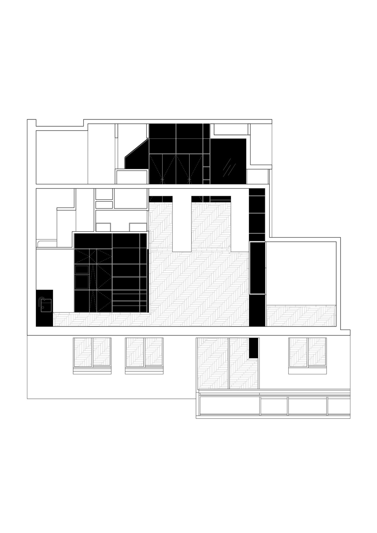 I24.75QO - Rénovation d'un appartement des années 1970 - Augure Studio